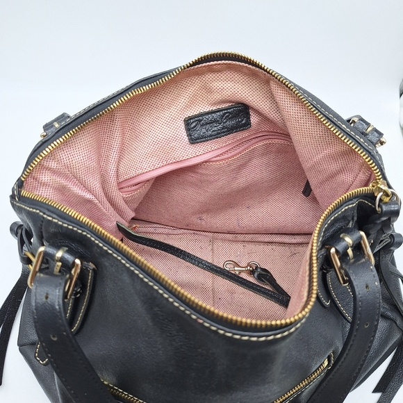 Dooney And Bourke Leather Satchel Purse MB - Picture 6 of 7